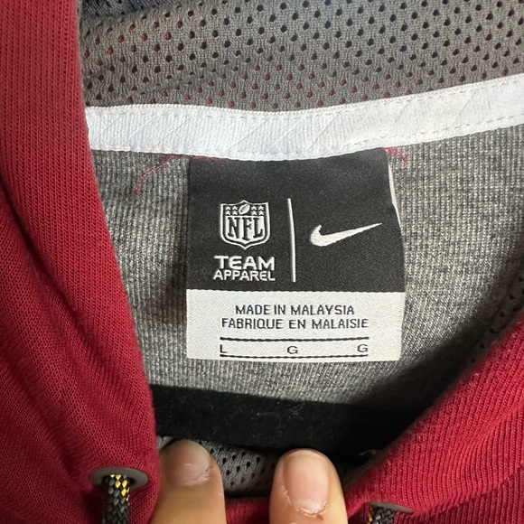 Washington redskins dri fit pull over hoodie - Picture 2 of 2